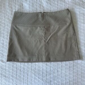 Express Tan Mini Pencil Skirt